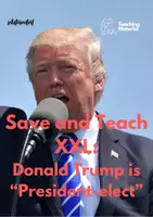 Vorschau - Unterrichtsreihen - Donald Trump wins U.S. Presidential Election 2024 - Results | Save and Teach XXL - Deckblatt