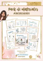 Vista previa - Hojas de trabajo - Pack de materiales - #UNCURSOABORDO - Portada