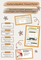 Vorschau - Unterrichtsreihen - Materialpaket: Grundlagen und Präsentationsregeln - Deckblatt