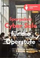 Vorschau - Stundenentwürfe - Cyber Sale: Sparpaket für die gymnasiale Oberstufe - Deckblatt