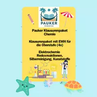 Vorschau - Prüfungsvorbereitung - Pauker Klausurenpaket Chemie - Klausuren der Oberstufe mit EWH (4x) - Deckblatt