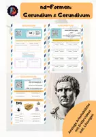 Vorschau - Arbeitsblätter - Materialpaket nd-Formen (Gerundium und Gerundivum) - Deckblatt