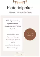 Vorschau - Stundenentwürfe - Großes Materialpaket: Unterrichtsentwürfe und UPP-Stunde im Fach Deutsch - Deckblatt