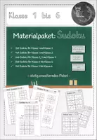 Vorschau - Arbeitsblätter - Materialpaket: Sudoku - Deckblatt