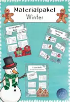 Vorschau - Arbeitsblätter - Materialpaket - Winter - Deckblatt
