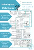 Vorschau - Arbeitsblätter - Materialpaket "Globalization" mit speaking skills Fokus, Englisch Oberstufe - Deckblatt