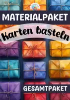 Vorschau - Mal- und Bastelvorlagen - Materialpaket - Karten basteln - Deckblatt