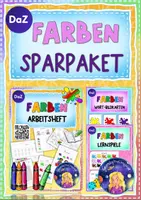 Vorschau - Unterrichtsreihen - Farben - Materialpaket (DaZ/DaF) - Deckblatt