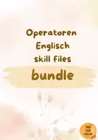 Vorschau - Arbeitsblätter - Materialpaket skill files, operators, Operatoren Englisch - Deckblatt