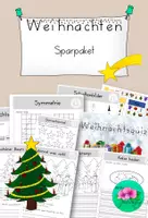 Vorschau - Arbeitsblätter - 🎄Fröhliche Weihnachten🎄- wachsendes Materialpaket - Deckblatt
