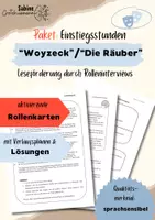 Vorschau - Stundenentwürfe - Materialpaket: Einstiegsstunden "Woyzeck" und "Die Räuber" - Deckblatt