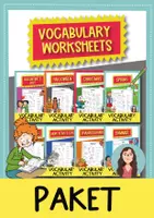 Vorschau - Arbeitsblätter - English vocabulary worksheets - wachsendes Paket - Deckblatt