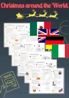 Vorschau - Stationenlernen - Explore Christmas around the World - Deckblatt