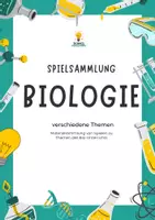 Vorschau - Arbeitsblätter - Wachsendes Materialpaket "Spiele für den Bio-Unterricht" - Deckblatt