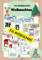 Vorschau - Mal- und Bastelvorlagen - XXL Materialpaket Weihnachten 🎄 - Deckblatt