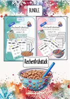 Vorschau - Arbeitsblätter - Rechenfrühstück 3.Klasse, Addieren & Subtrahieren - Deckblatt