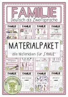 Vorschau - Arbeitsblätter - FAMILIE (wachsendes Materialpaket) - DaZ / Deutsch - Deckblatt
