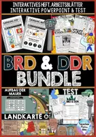 Vorschau - Unterrichtsreihen - BRD & DDR BUNDLE – Deutsche Teilung & Wiedervereinigung: Komplettpaket für den Geschichtsunterricht - Deckblatt
