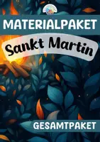 Vorschau - Mal- und Bastelvorlagen - Materialpaket Sankt Martin - Deckblatt