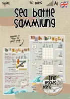 Vorschau - Arbeitsblätter - Sea Battle Sammlung - Englisch - ESL - Deckblatt