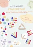 Vorschau - Stationenlernen - Komplettpaket: Muster legen – Farben, Formen und Holzstäbchen - Deckblatt
