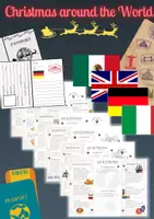 Vorschau - Arbeitsblätter - Christmas around the World (+Passport) - Deckblatt