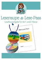 Vorschau - Unterrichtsreihen - Materialpaket: Leseraupe & Lese-Pass - Deckblatt