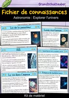 Vorschau - Bildkarten - Astronomie - Explorer l'univers (français) - Deckblatt