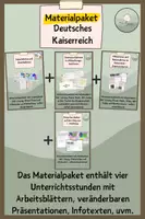 Vorschau - Stundenentwürfe - Deutsches Kaiserreich | Materialpaket - Deckblatt