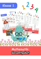 Vorschau - Stundenentwürfe - 1. Klasse Mathematik-Gesamtpaket (wird ständig erweitert) - Deckblatt