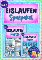 Vorschau - Stundenentwürfe - Eislaufen - Sparpaket (Kartei + Regeln) - Deckblatt