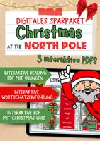 Vorschau - Arbeitsblätter - SPARPAKET interaktive PDFs Christmas: Wortschatz | Reading - Deckblatt