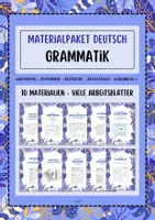 Vorschau - Stundenentwürfe - Materialpaket Grammatik Deutsch - Deckblatt