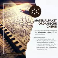 Vorschau - Stundenentwürfe - Materialpaket: Alles zur organischen Chemie - Deckblatt