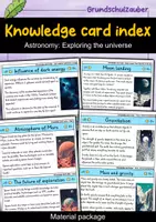 Vorschau - Bildkarten - Astronomy - Exploring the Universe (English) - Deckblatt