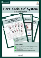 Vorschau - Arbeitsblätter - Materialpaket - Herz-Kreislauf-System des Menschen - Deckblatt