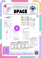 Vista previa - Hojas de trabajo - SPACE PACK 🛸🪐 - Portada