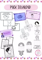 Vista previa - Hojas de trabajo - PACK SOBRE IGUALDAD - Portada