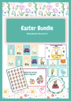 Vista previa - Hojas de trabajo - Pack de materiales Edición Pascua - Portada