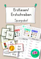 Vorschau - Arbeitsblätter - Deutsch Anfangsunterricht - wachsendes Sparpaket - Deckblatt
