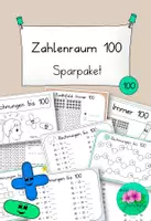 Vorschau - Spiele - Zahlenraum 100- wachsendes Sparpaket - Deckblatt