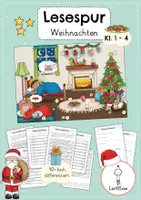 Vorschau - Arbeitsblätter - Lesespur Weihnachten - Deckblatt