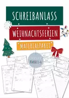 Vorschau - Arbeitsblätter - Materialpaket – Schreibanlass Weihnachtsferien – kreatives Schreiben Weihnachten – Lineaturen Klasse 1–4 - Deckblatt