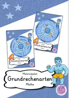 Vorschau - Fördermaterial/Inklusion - Materialpaket Visualisierung Grundrechenarten (Addition, Subtraktion, Multiplikation, Division) - Deckblatt