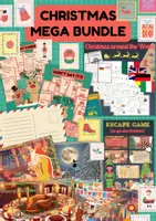 Vorschau - Mal- und Bastelvorlagen - Christmas MEGA BUNDLE - Deckblatt