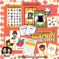 Vista previa - Hojas de trabajo - Thanksgiving Pack - Portada