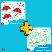 Vista previa - Hojas de trabajo - Paquete conteo y numeración - Portada