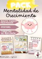 Vista previa - Unidades / Secuencias / Situaciones de Aprendizaje - Paquete: Mentalidad de Crecimiento _ frustración y autoestima - Portada
