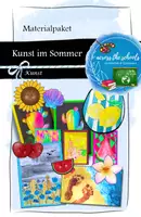 Vorschau - Mal- und Bastelvorlagen - Sommerliche Kunstideen: Materialpaket - Deckblatt
