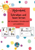 Vorschau - Stationenlernen - Materialpaket: Lesen und Schreiben üben I Üben und Vertiefen - Deckblatt